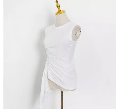 Side draped top