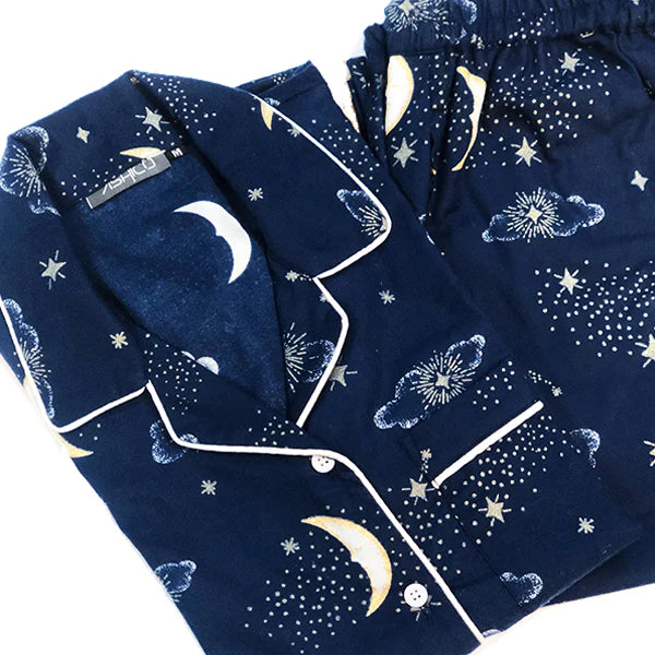 Starry Night Flannel Nightsuit Set