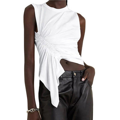 Side draped top