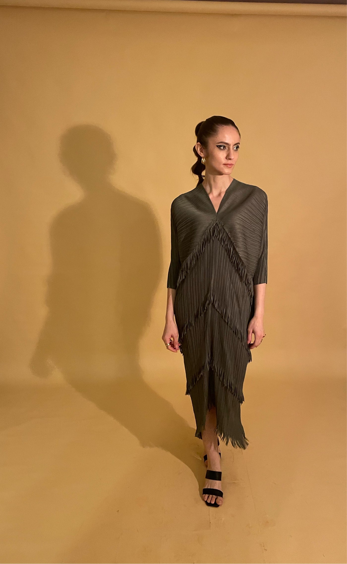 Kimono Fringe Dress