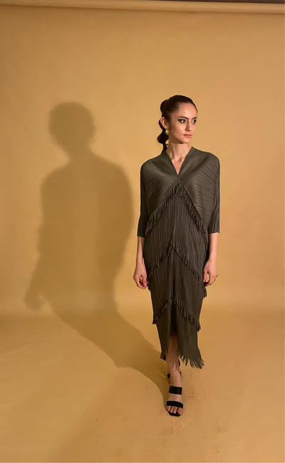 Kimono Fringe Dress
