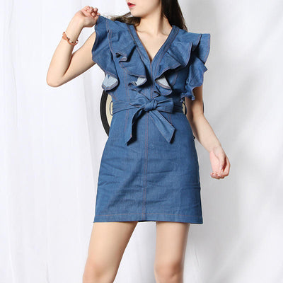 Dark Blue Denim Dress