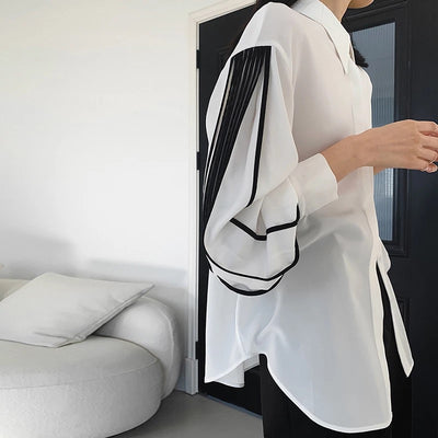 Contrast White Shirt