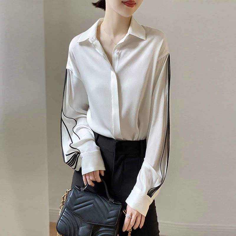 Contrast White Shirt