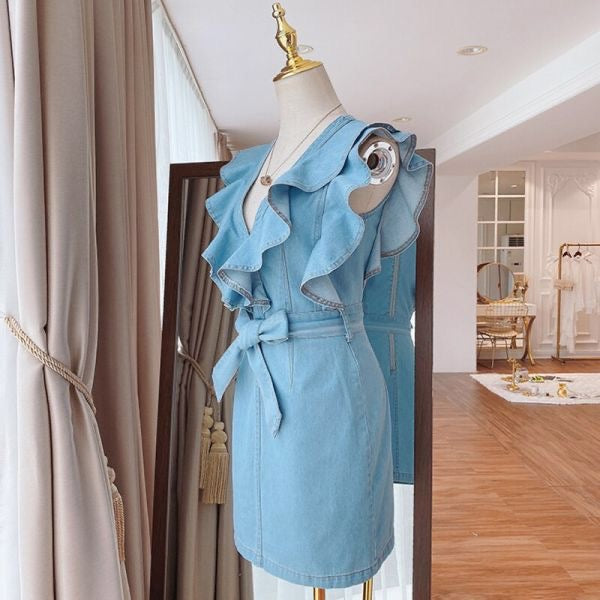 Light Blue Denim Dress