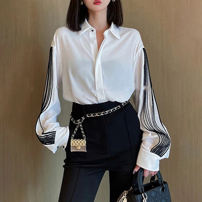 Contrast White Shirt