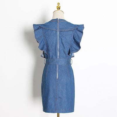 Dark Blue Denim Dress