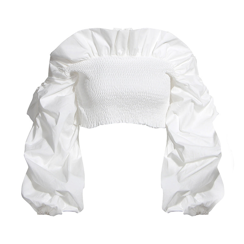 Ruched Crop Top