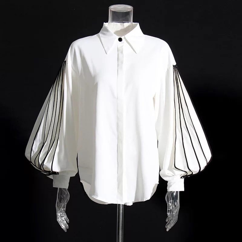 Contrast White Shirt