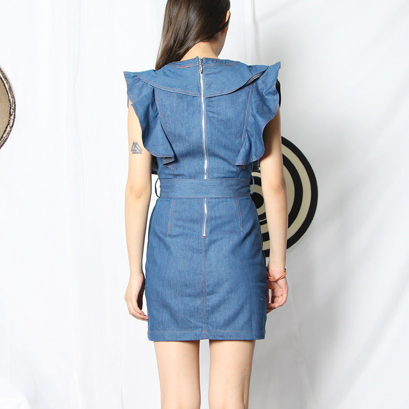 Dark Blue Denim Dress