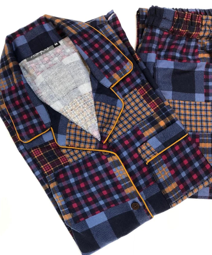 Checkered Flannel Nightsuit Set