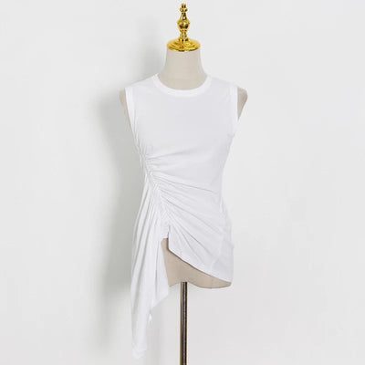 Side draped top