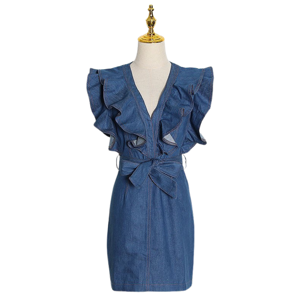 Dark Blue Denim Dress